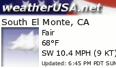Click for Forecast for South El Monte, California from weatherUSA.net